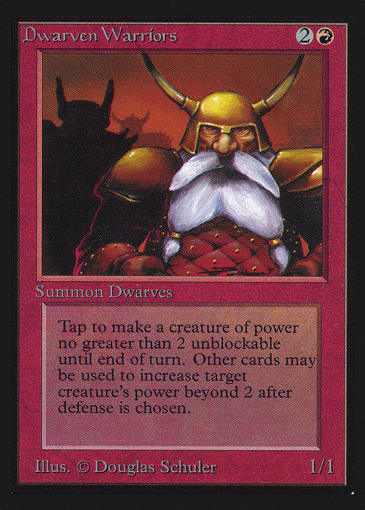 Dwarven Warriors (IE) (IED-) - Intl. Collectors' Edition