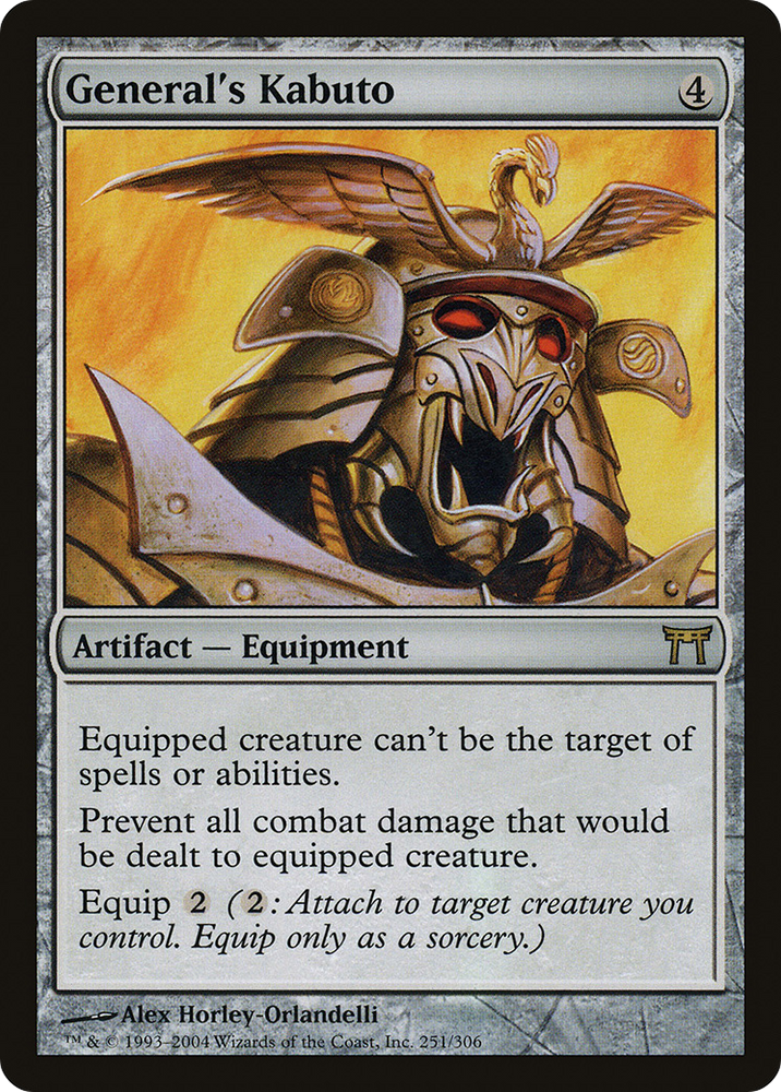 General's Kabuto (CHK-251) - Champions of Kamigawa