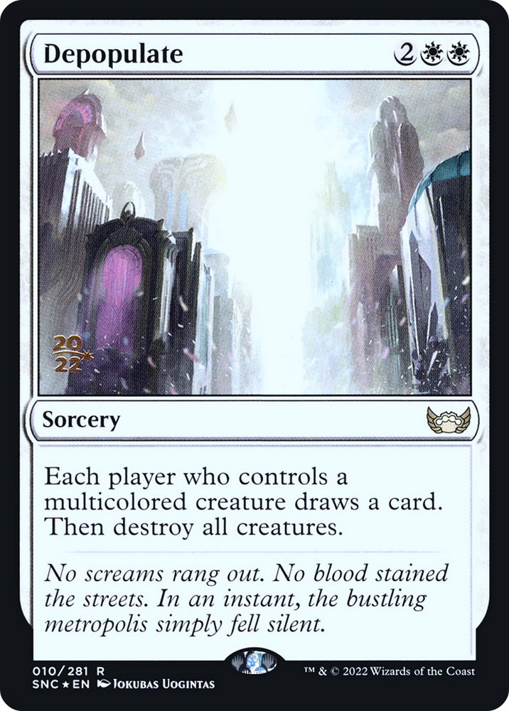 Depopulate (PRE-10S) - Streets of New Capenna Promos Foil