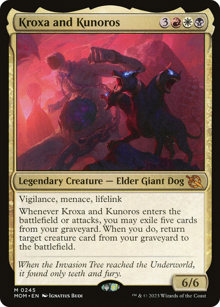 Kroxa and Kunoros (MOM-245) - March of the Machine Foil