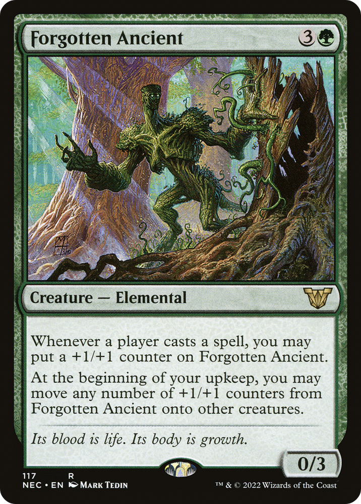Forgotten Ancient (NEC-117) - Neon Dynasty Commander