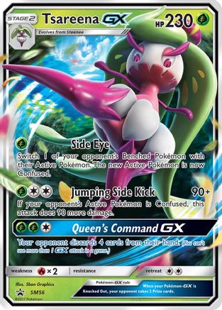 Tsareena GX SM56  - Holofoil SM Promos - Promo