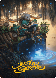 Tamiyo, Field Researcher // Tamiyo, Field Researcher (ABLB-054) - Bloomburrow Art Series (Borderless) Foil