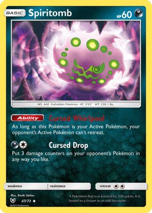 Spiritomb 047  Shining Legends - Uncommon