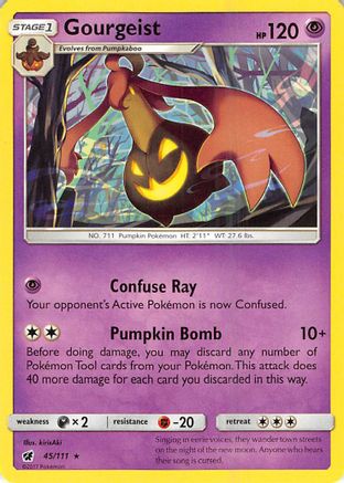 Gourgeist 045  SM  Crimson Invasion - Rare