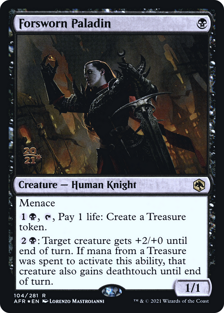 Forsworn Paladin (PRE-104S) - Adventures in the Forgotten Realms Promos Foil