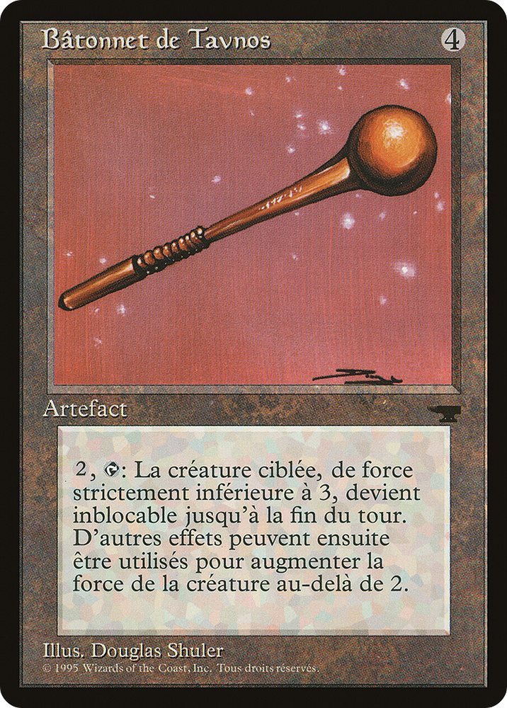 Tawnos's Wand (French) - "Batonnet de Tavnos" (REN-159) - Renaissance
