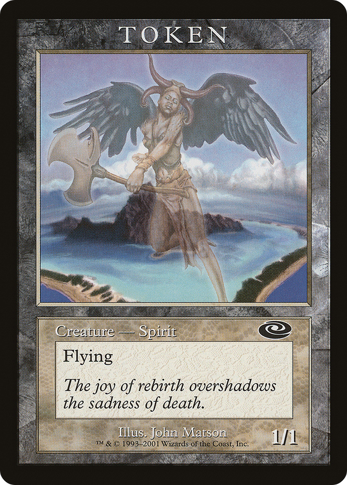 Spirit Token (PLS) (MPRP-005) - Magic Player Rewards 2001