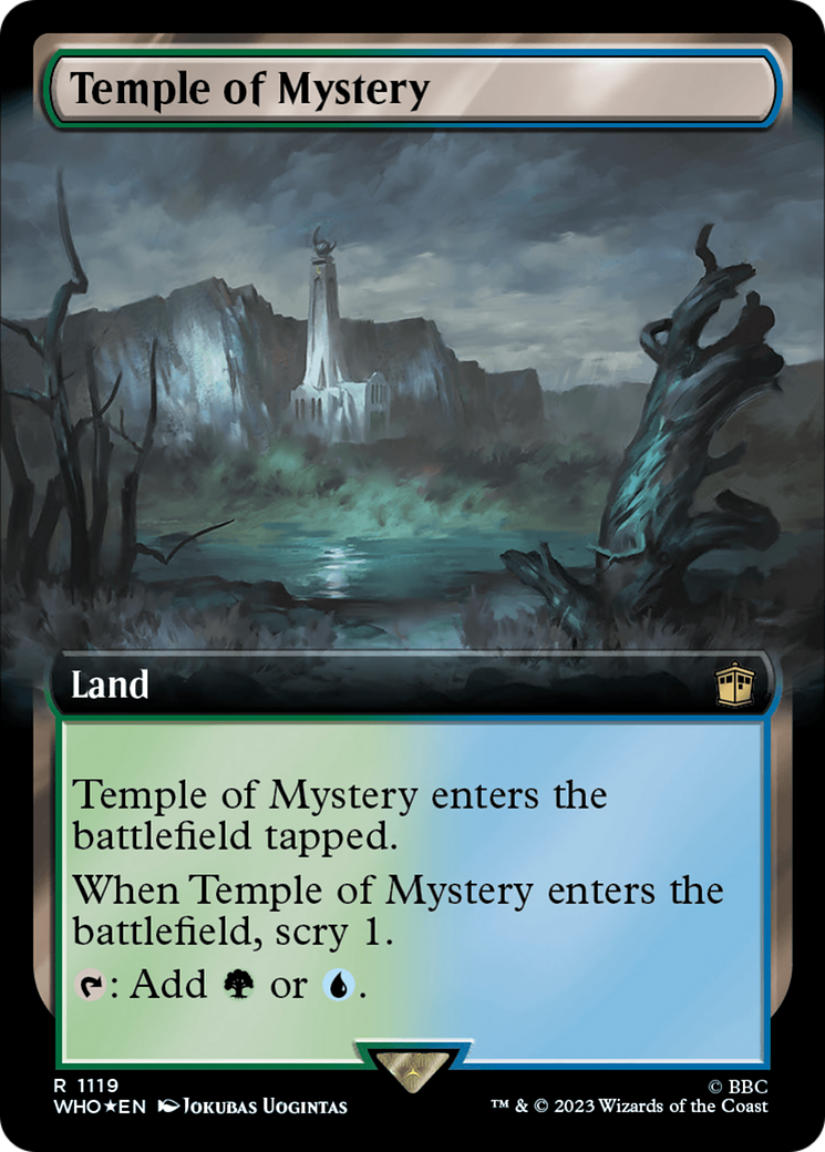 Temple of Mystery (Extended Art) (Surge Foil) [Doctor Who]