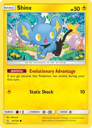 Shinx (45) 045/156  SM  Ultra Prism - Common