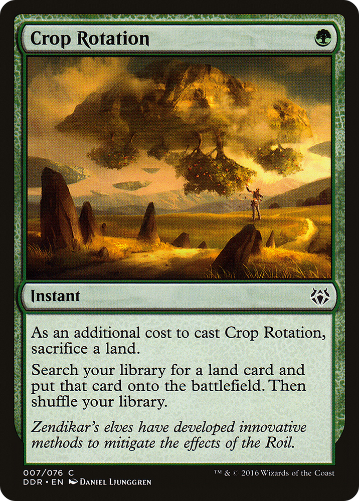 Crop Rotation (DDR-007) - Duel Decks: Nissa vs. Ob Nixilis