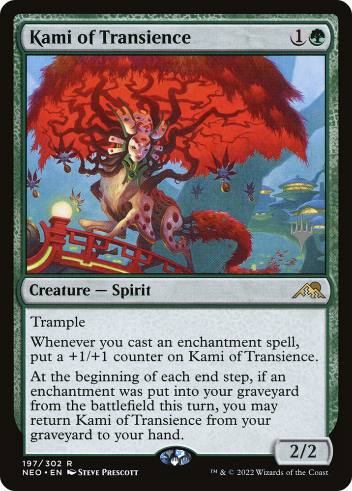 Kami of Transience (PPNEO-197P) - Kamigawa: Neon Dynasty Promos