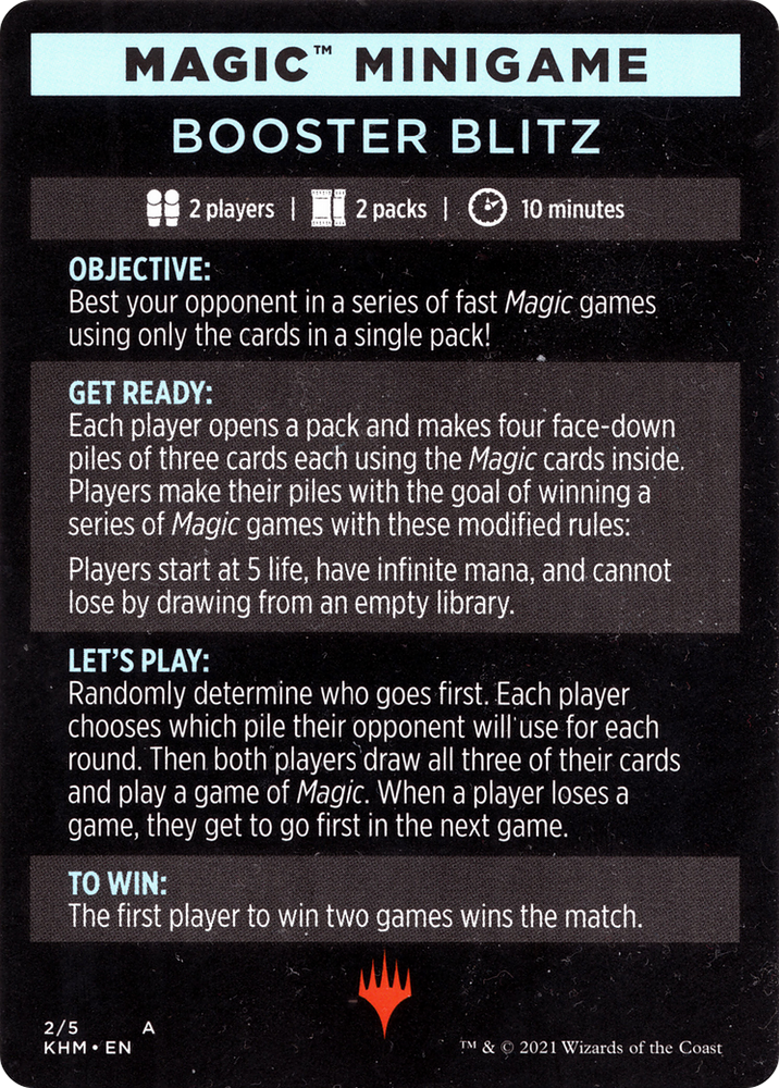 Booster Blitz (MKHM-002) - Kaldheim Minigames