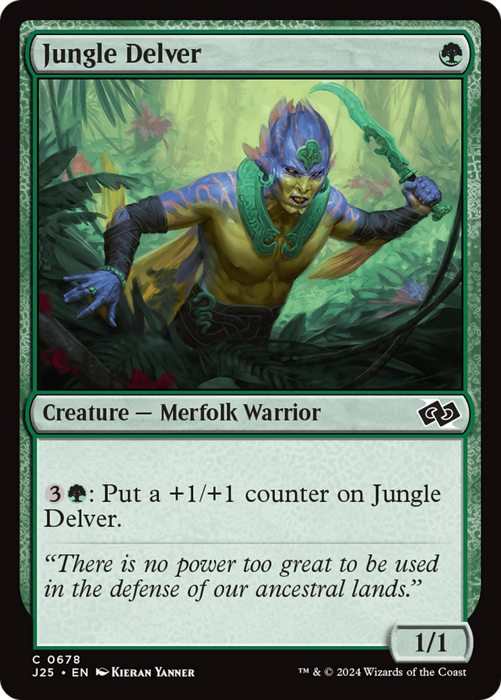 Jungle Delver (J25-678) - Foundations Jumpstart