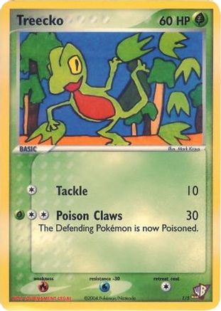 Treecko 001/5  Kids WB Promos - Promo