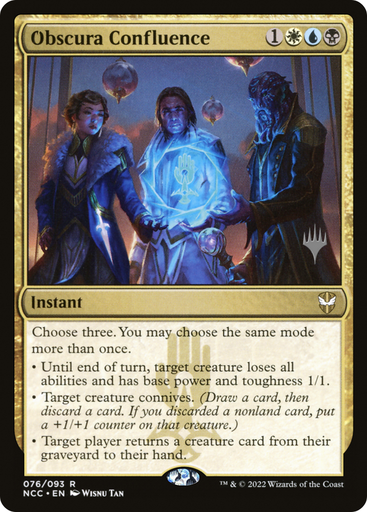 Obscura Confluence (PPSNC-76P) - New Capenna Commander Promos Foil