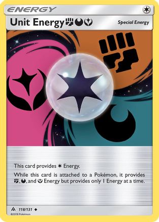 Unit Energy FDY 118/131  - Reverse Holofoil SM  Forbidden Light - Uncommon