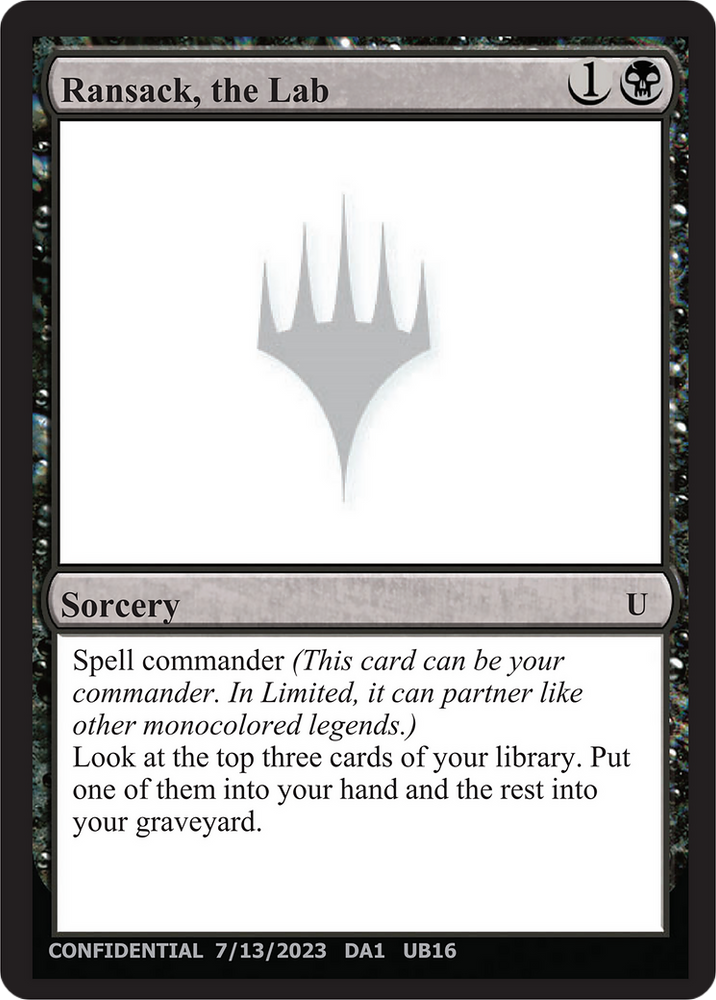 Ransack, the Lab (UNK-UB16) - Unknown Event