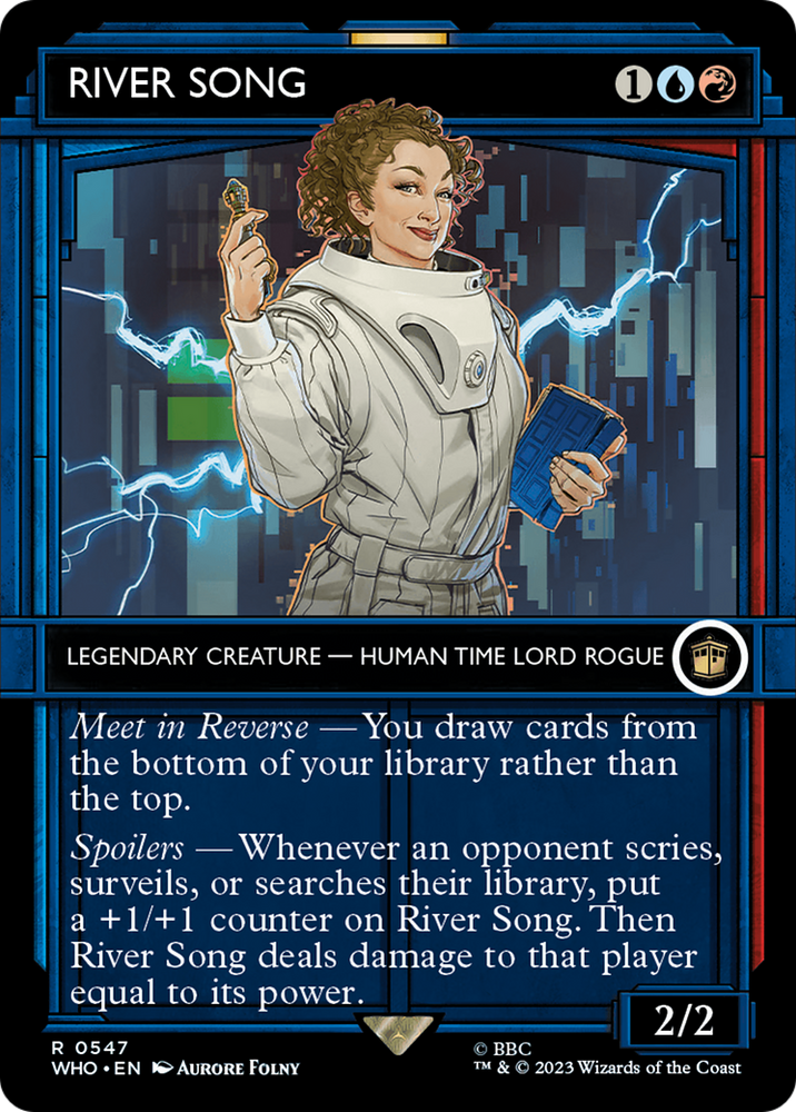 River Song (Showcase) (WHO-547) - Doctor Who: (Showcase) (Borderless) Foil