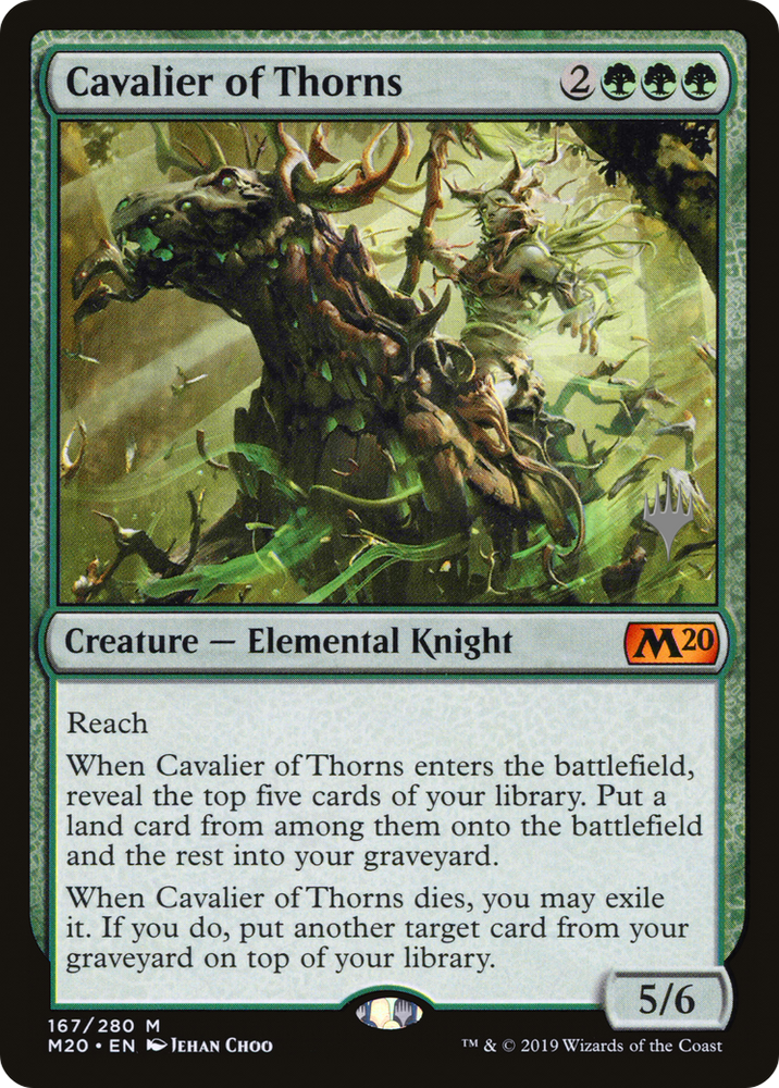 Cavalier of Thorns (PPM20-167P) - Core Set 2020 Promos Foil