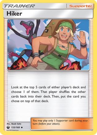 Hiker 133  - Reverse Holofoil SM  Celestial Storm - Uncommon