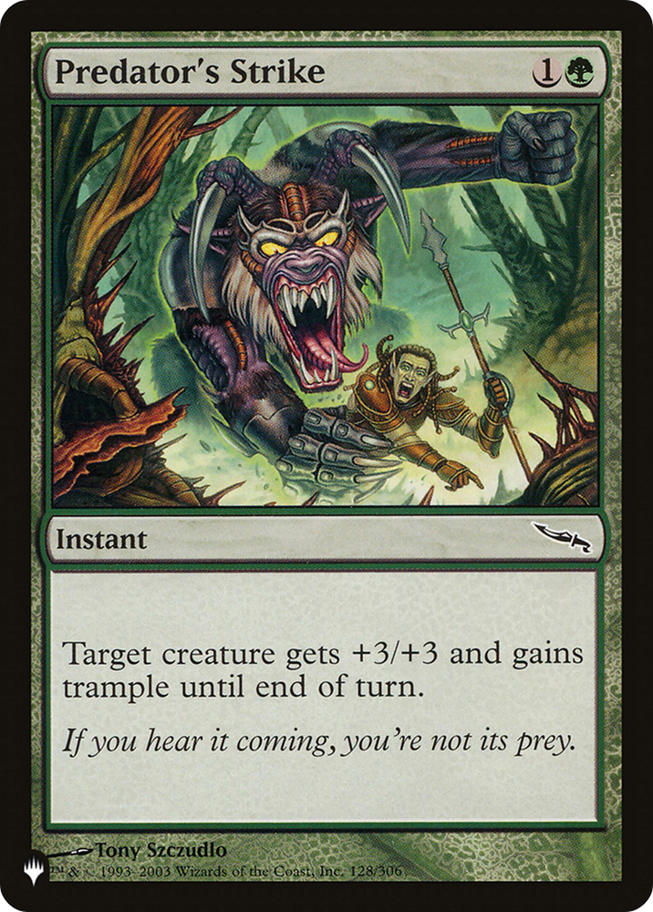 Predator's Strike (LIST-MRD-128) - The List