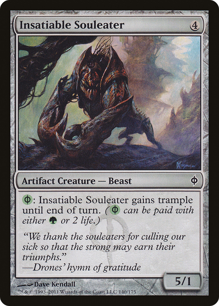 Insatiable Souleater (NPH-140) - New Phyrexia Foil