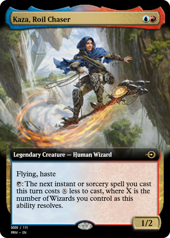 Kaza, Roil Chaser (PRM-83806) - Magic Online Promos Foil