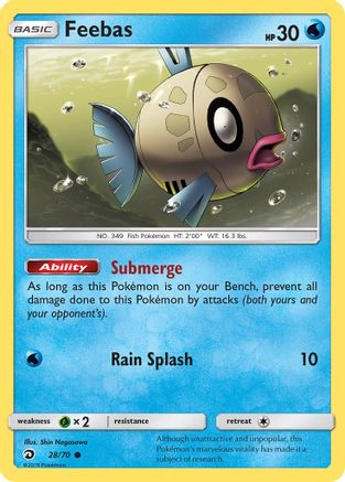 Feebas 028/70  Dragon Majesty - Common