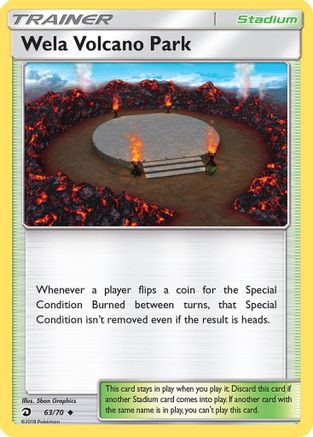 Wela Volcano Park 063/70  - Reverse Holofoil Dragon Majesty - Uncommon