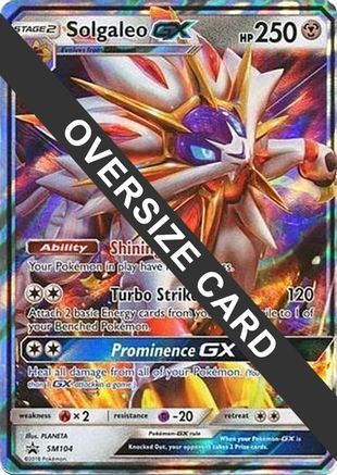 Solgaleo GX SM104  - Holofoil Jumbo Cards - Promo