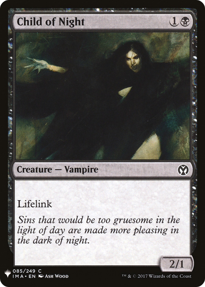 Child of Night (LIST-IMA-85) - The List
