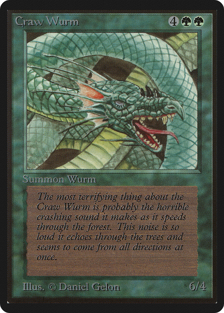 Craw Wurm (LEB-191) - Limited Edition Beta
