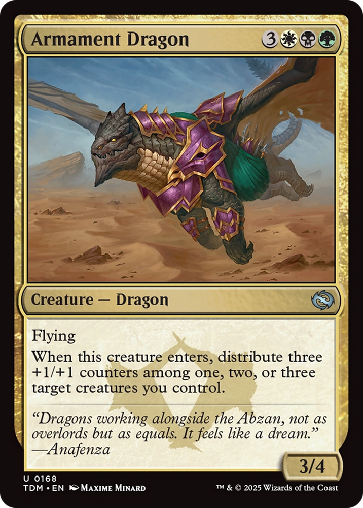 Armament Dragon (TDM-168) - Tarkir: Dragonstorm
