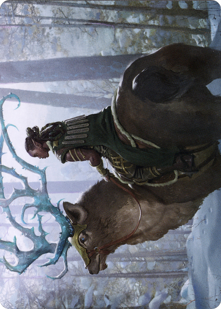 Boreal Outrider // Boreal Outrider (AKHM-042) - Kaldheim Art Series (Borderless) Foil