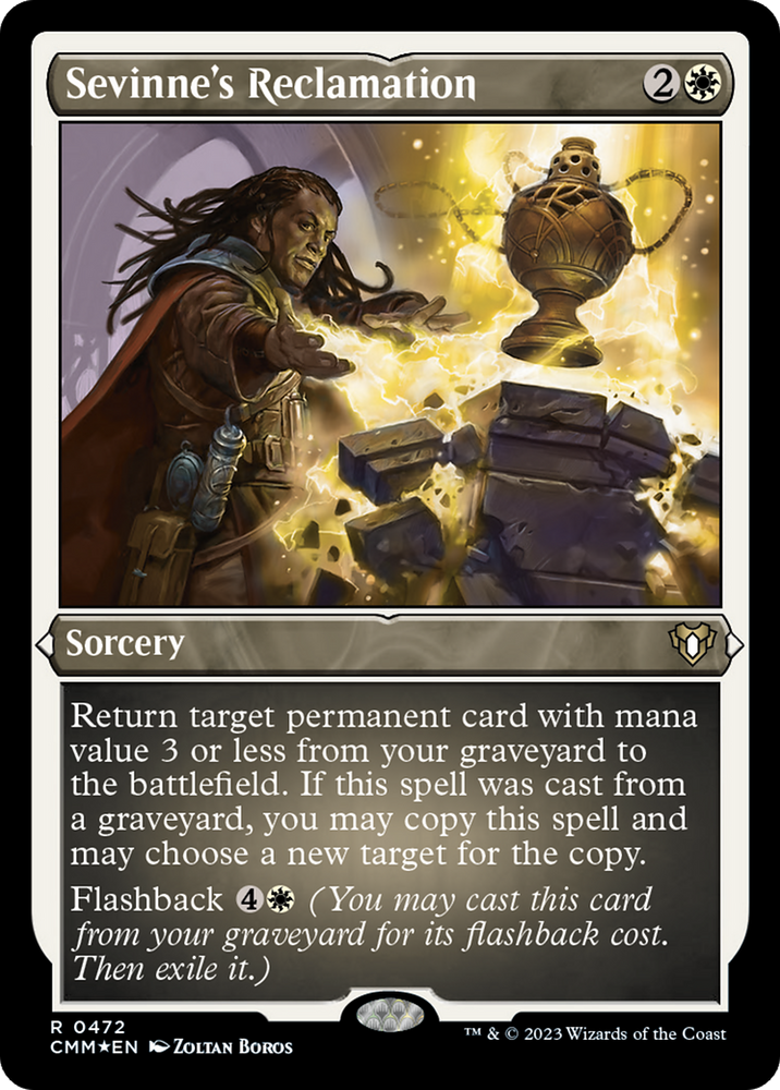 Sevinne's Reclamation (CMM-472) - Commander Masters Etched Foil