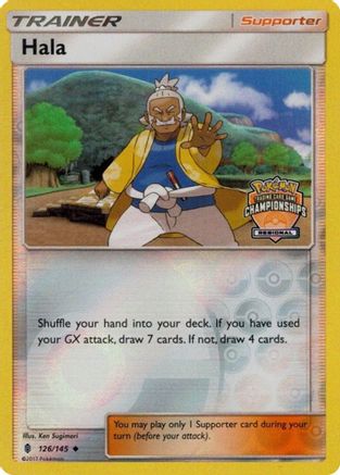 Hala 126/145  - Reverse Holofoil League & Championship Cards - Promo