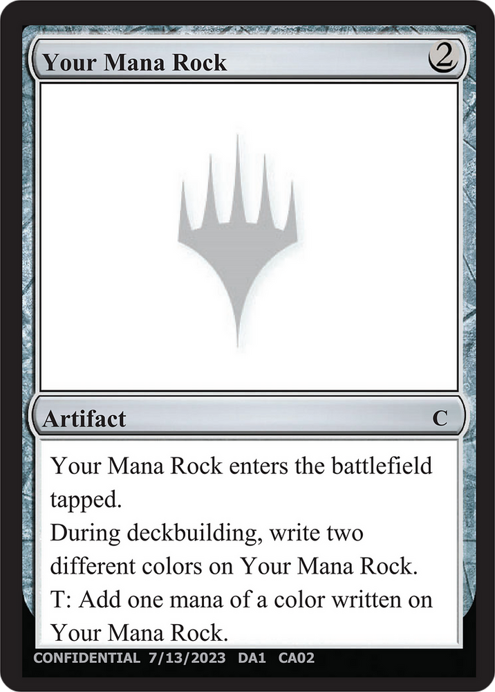 Your Mana Rock (UNK-CA02B) - Unknown Event