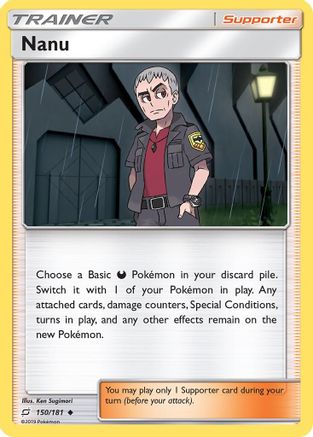 Nanu 150/181  - Reverse Holofoil SM  Team Up - Uncommon