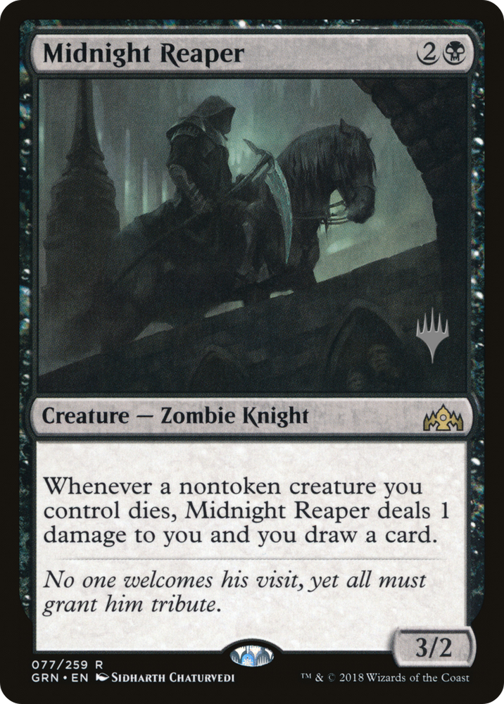 Midnight Reaper (PPELD-77P) - Guilds of Ravnica Promos Foil