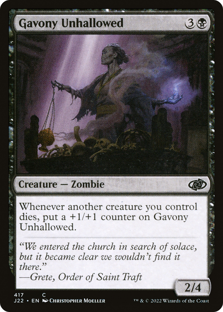 Gavony Unhallowed (J22-417) - Jumpstart 2022