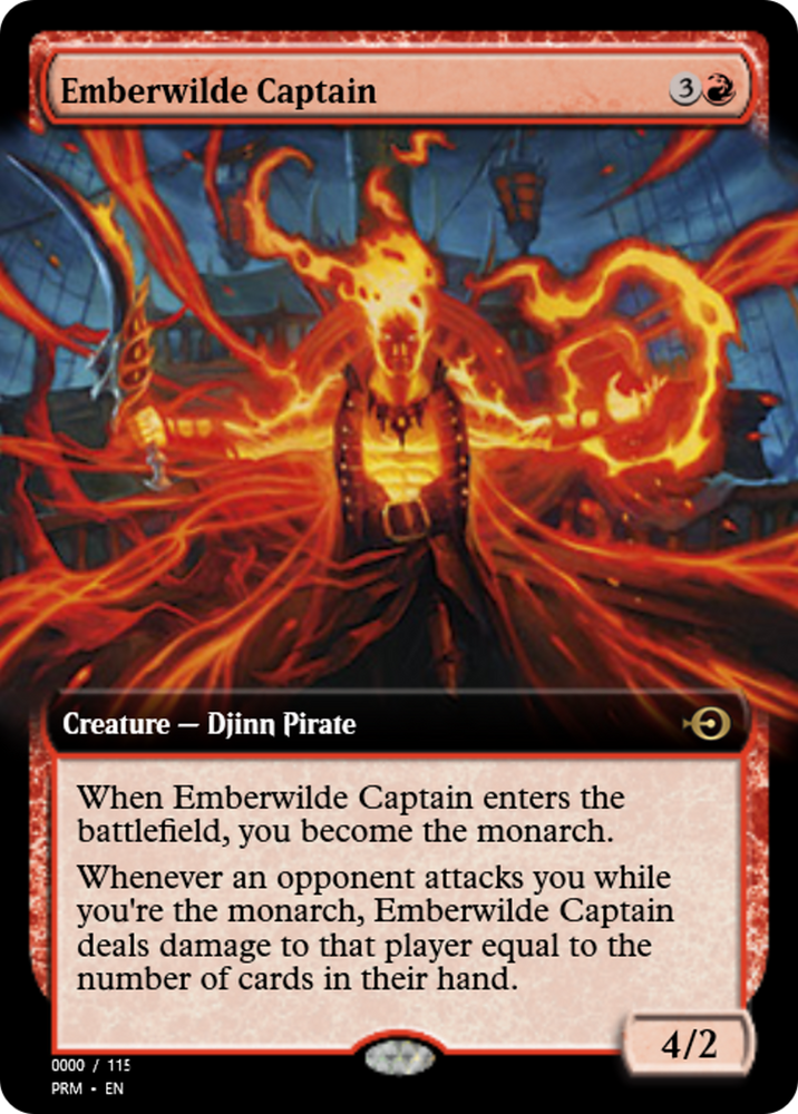 Emberwilde Captain (PRM-86012) - Magic Online Promos