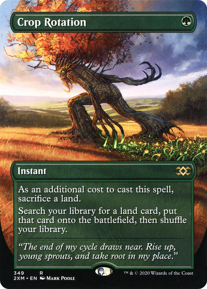 Crop Rotation (Borderless) (2XM-349) - Double Masters (Borderless) Foil