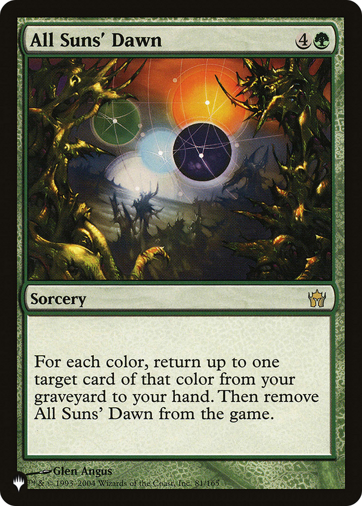 All Suns' Dawn (LIST-5DN-81) - The List