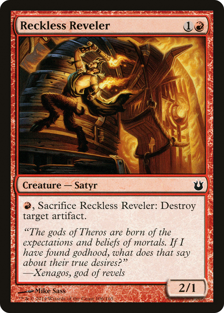 Reckless Reveler (BNG-106) - Born of the Gods Foil