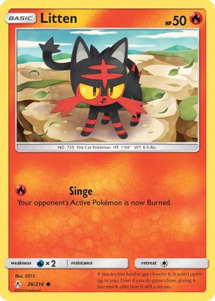 Litten (26) 026/214  SM  Unbroken Bonds - Common