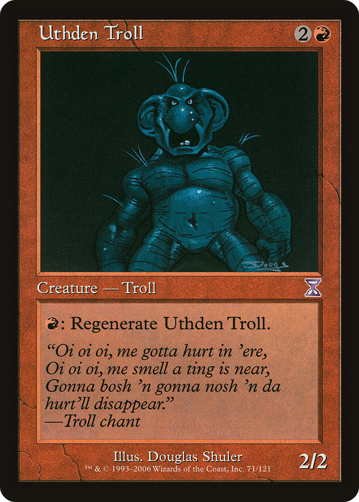 Uthden Troll (TSB-071) - Time Spiral Timeshifted Foil