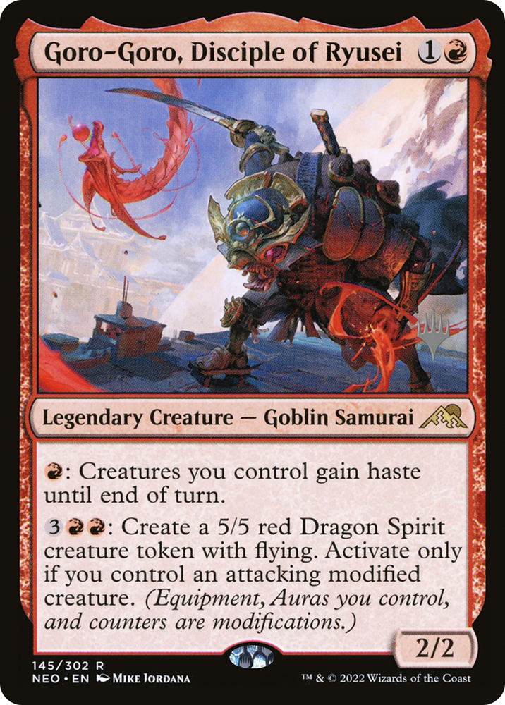 Goro-Goro, Disciple of Ryusei (PPNEO-145P) - Kamigawa: Neon Dynasty Promos Foil
