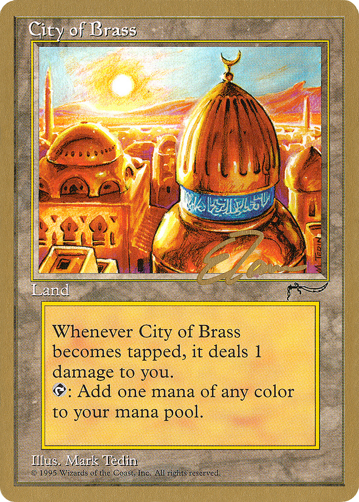 City of Brass - 1996 Eric Tam (ARN) (WCD-ET112) - Pro Tour Collector Set