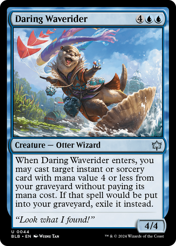 Daring Waverider (BLB-044) - Bloomburrow Foil